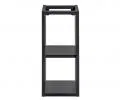 Kúpeľňový regál pod pracovnú dosku SANTA FE BLACK 20cm